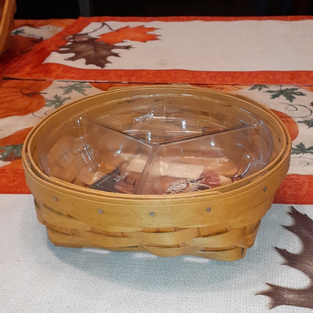 Longaberger 2001  3 Way Catch All Basket